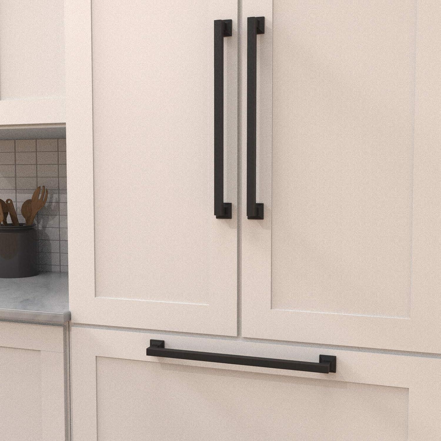 Hickory Hardware Studio Collection Appliance Pull 18 Inch Center to Center Oil-Rubbed Bronze Highlighted Finish