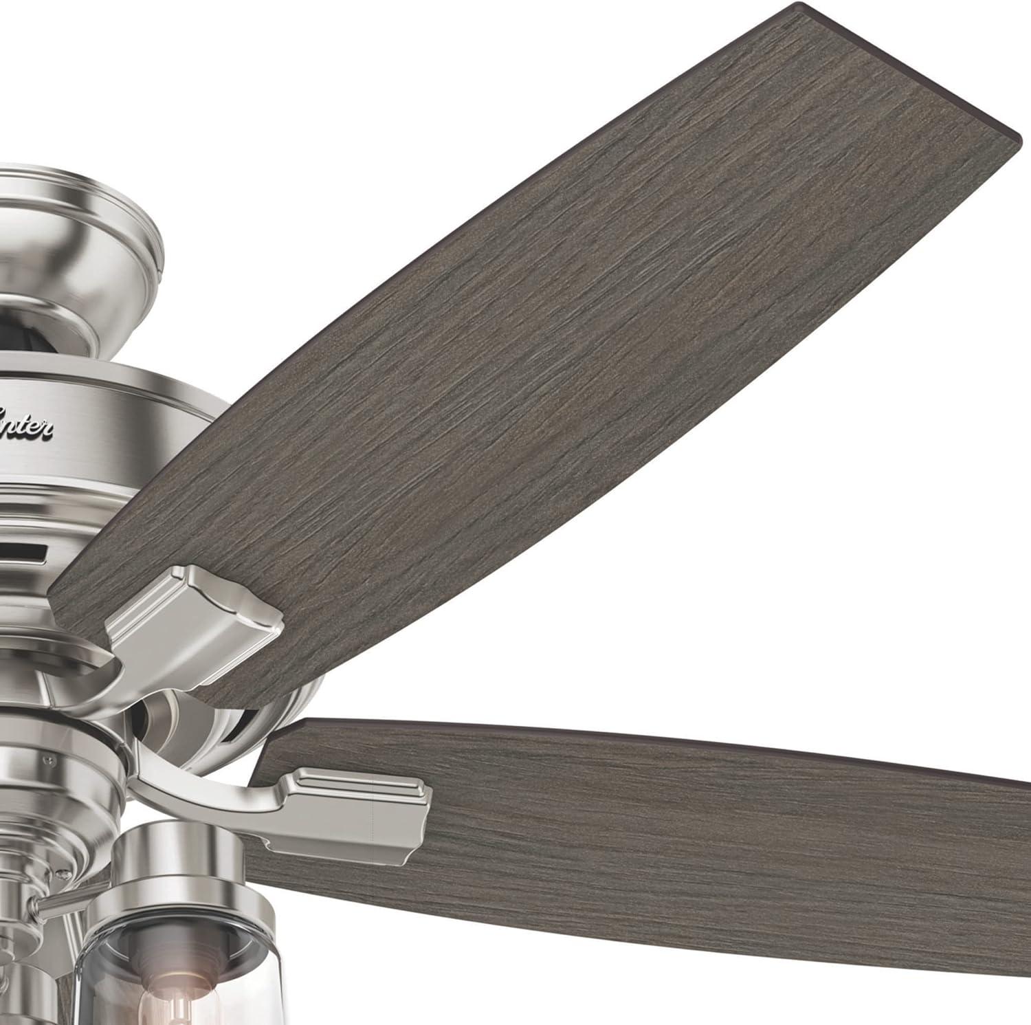 52" Bennett 5 - Blade Standard Ceiling Fan With Light Kit