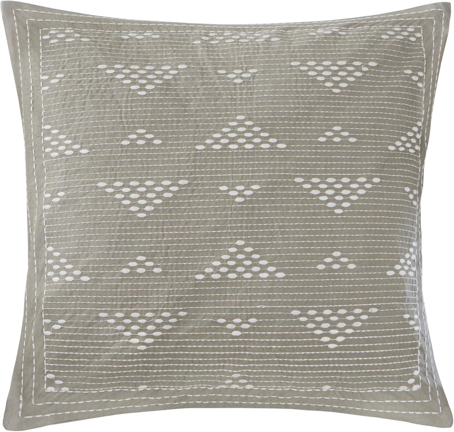 INK+IVY Square Cotton Pillow Cover & Insert