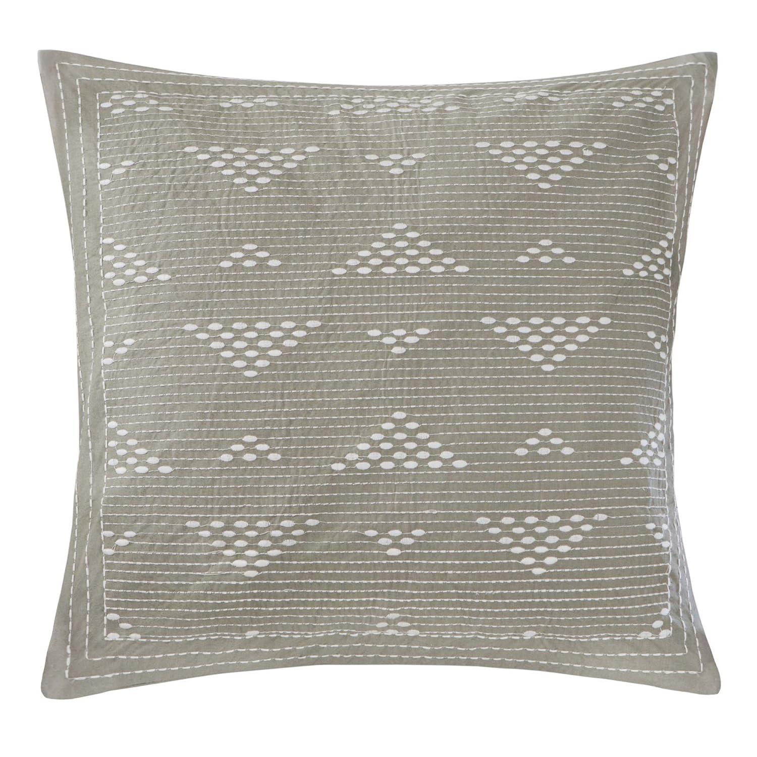 INK+IVY Square Cotton Pillow Cover & Insert