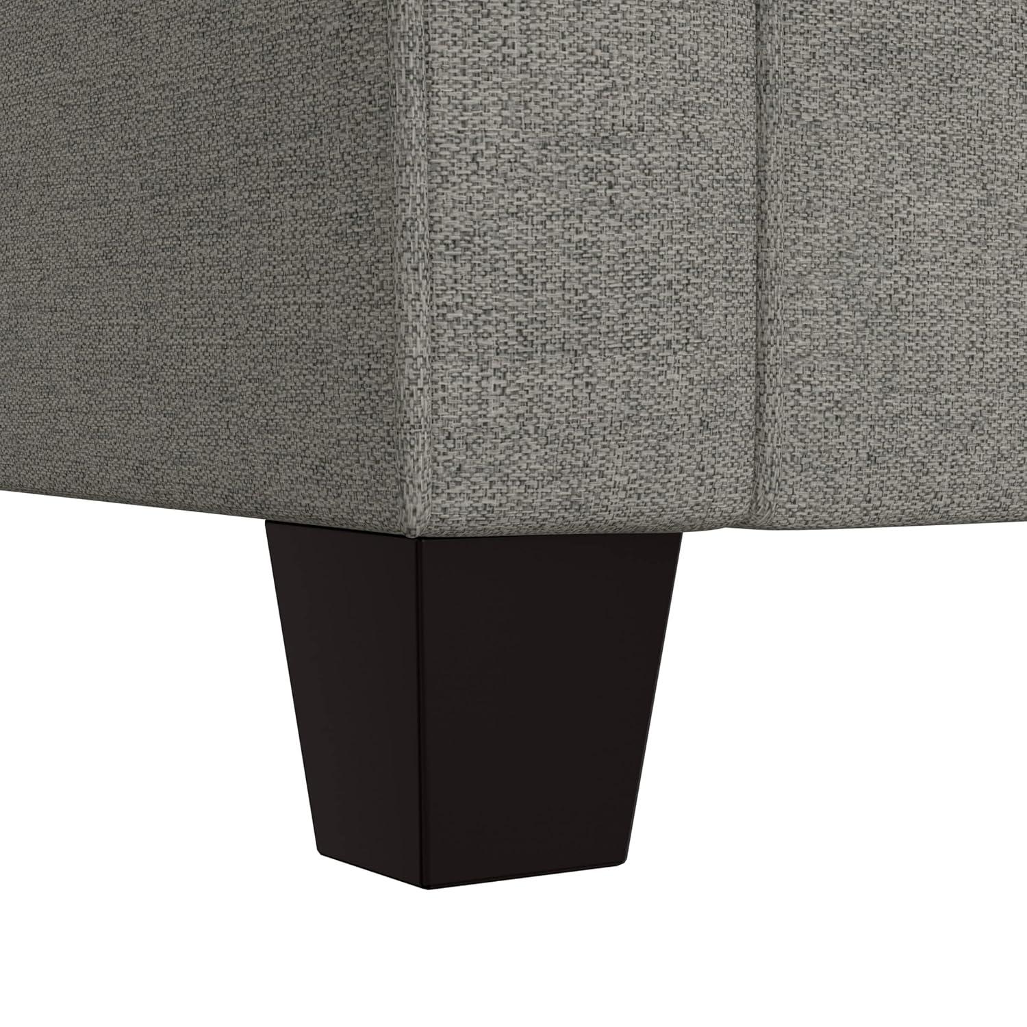 Hillsdale Furniture Lorena Upholstered Loveseat, Gray