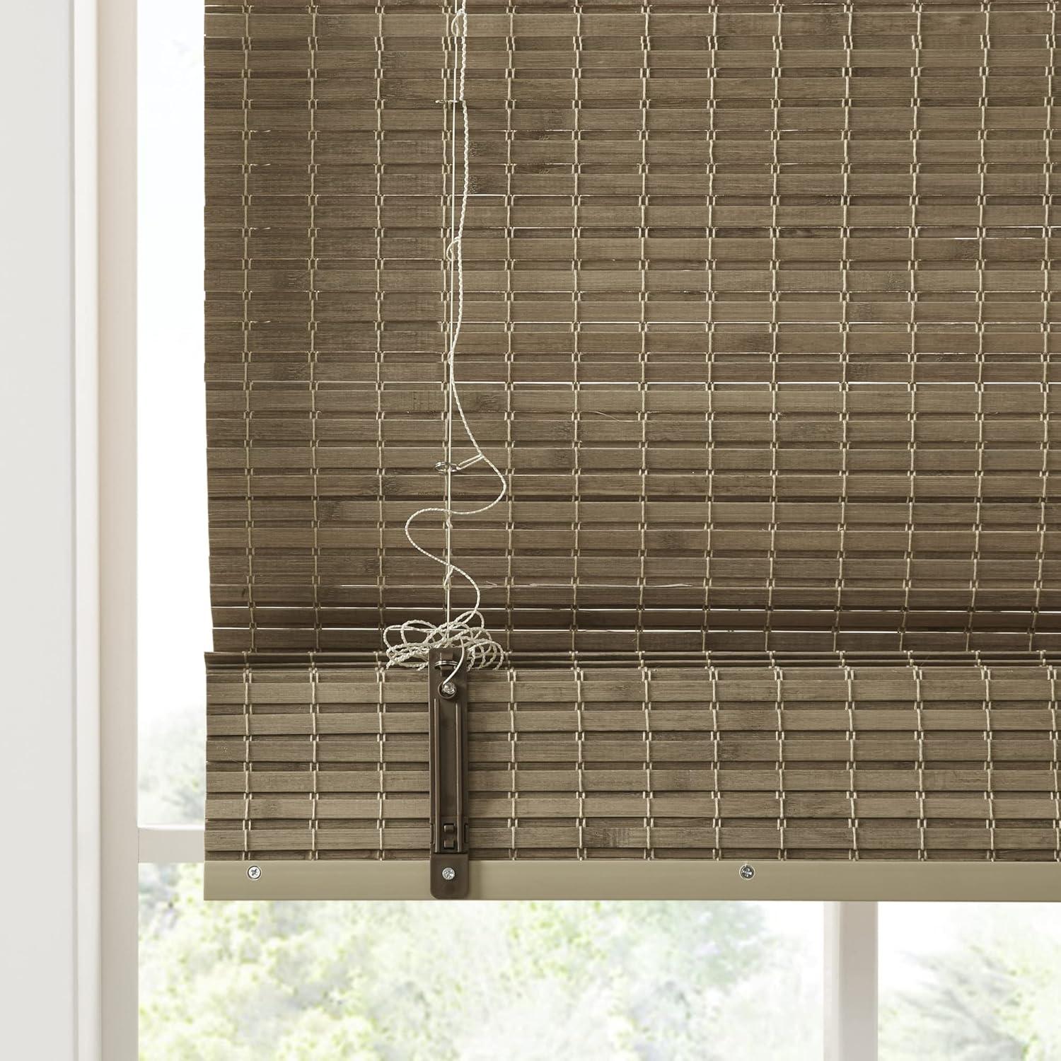 Eastfield Semi - Sheer Bamboo Light Filtering Single Roman Shade 64"L