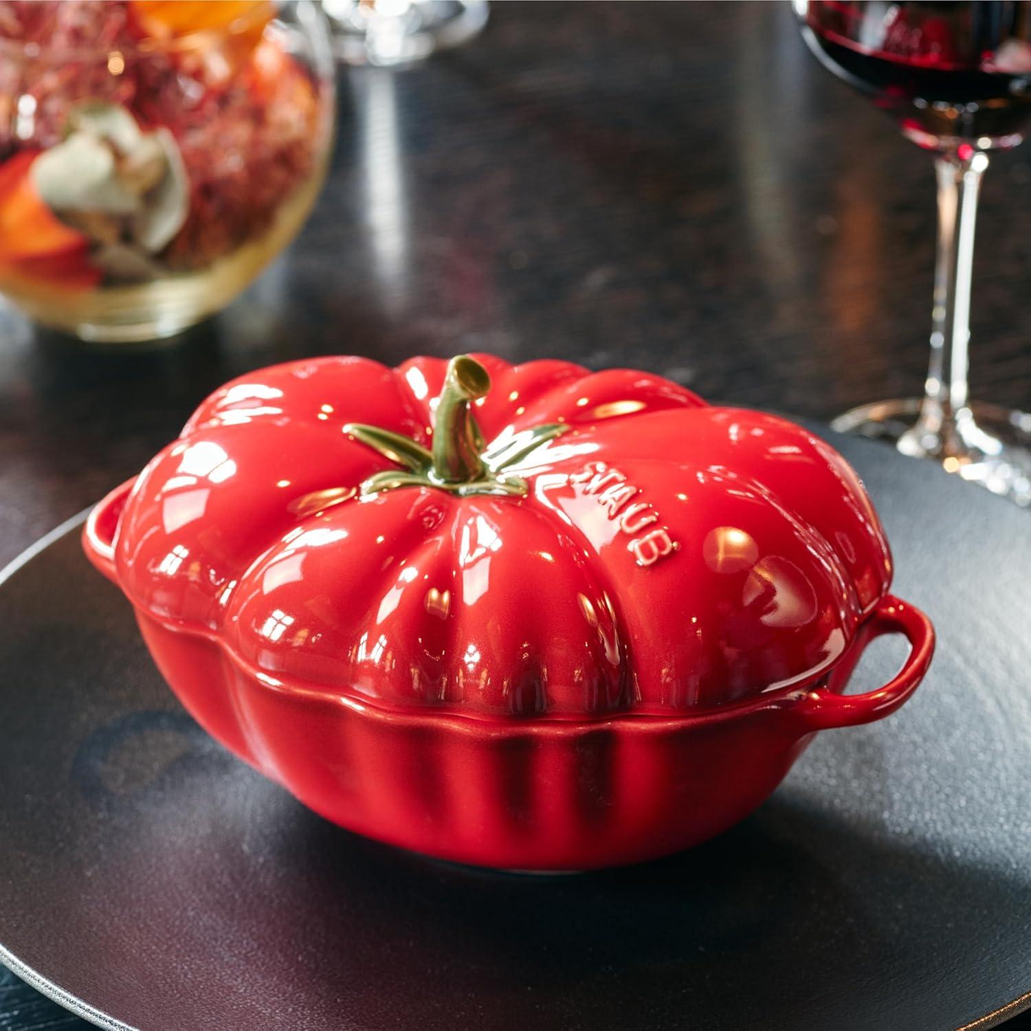 Staub Ceramic 16-oz Petite Tomato Cocotte Baking Dish
