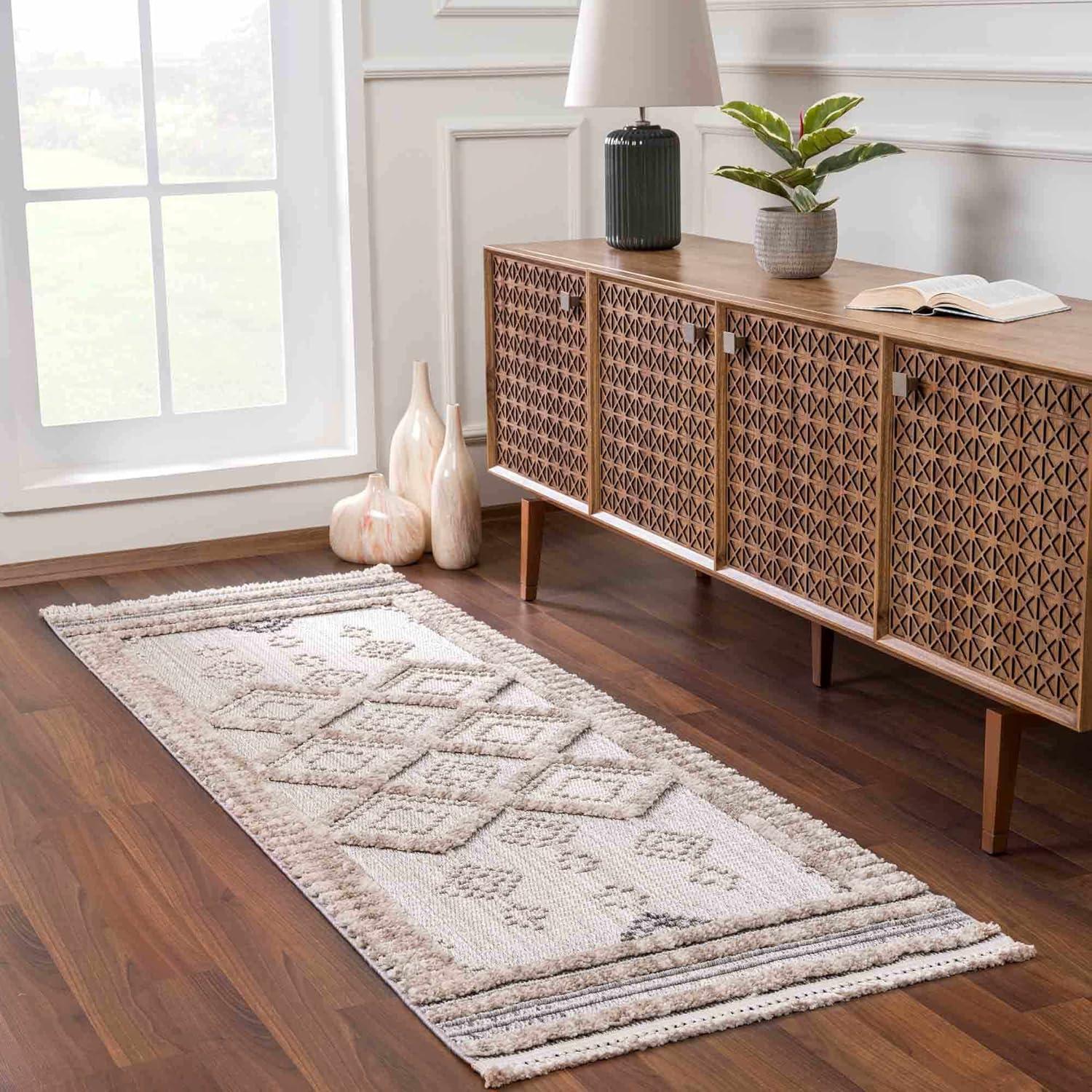 Hauteloom Rectangle Area Rug   Charcoal
