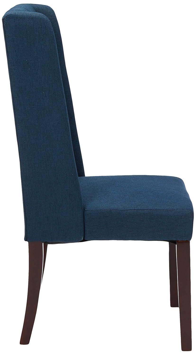 Christopher Knight Home Set of 2 Blythe Tufted Dining Chairs Navy Blue: Polyester Upholstery, Hardwood Frame