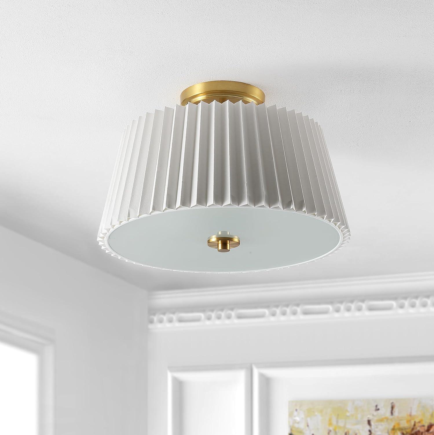 Aldrich Fabric Semi Flush Mount