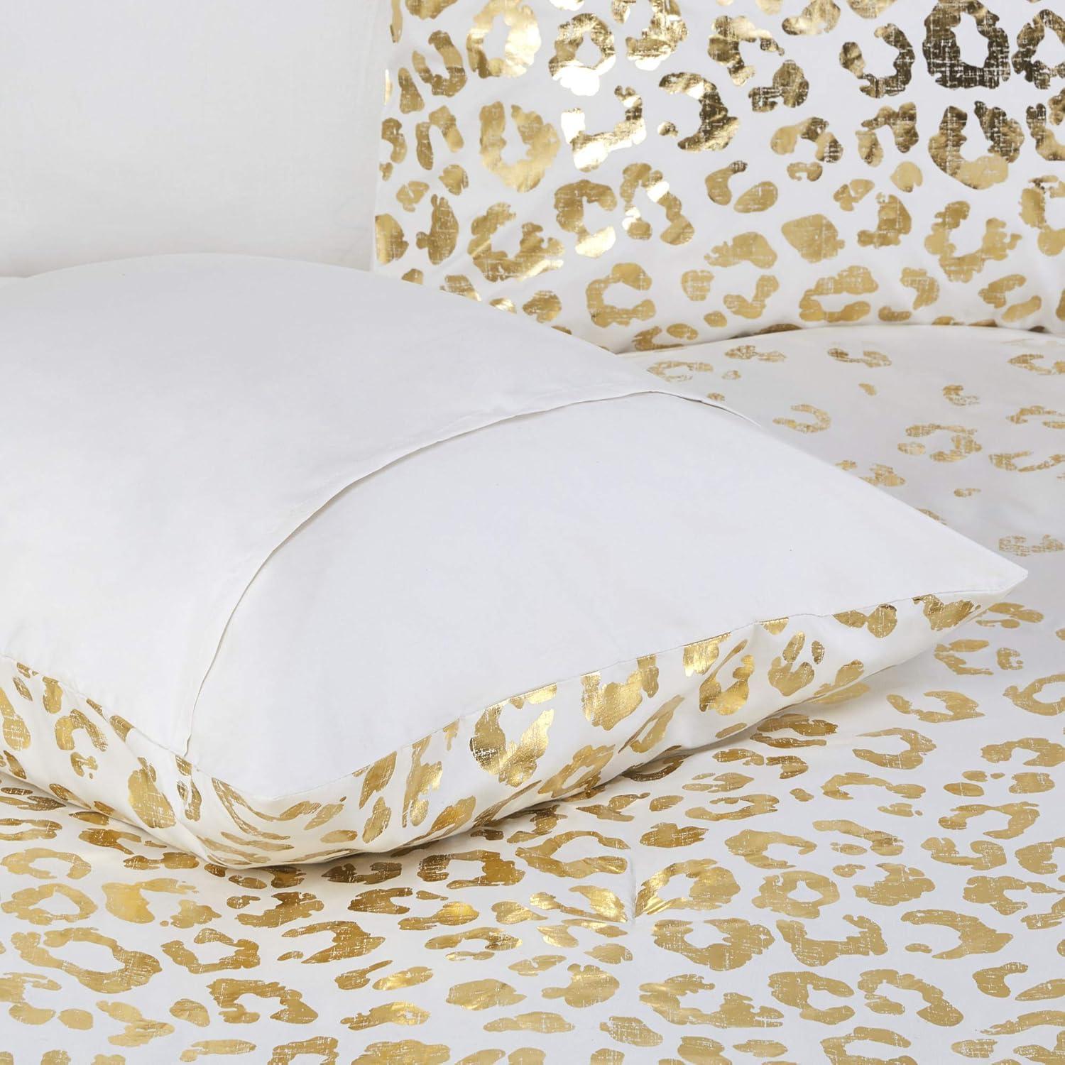510 Design Lillie Metallic Animal Print Comforter Set