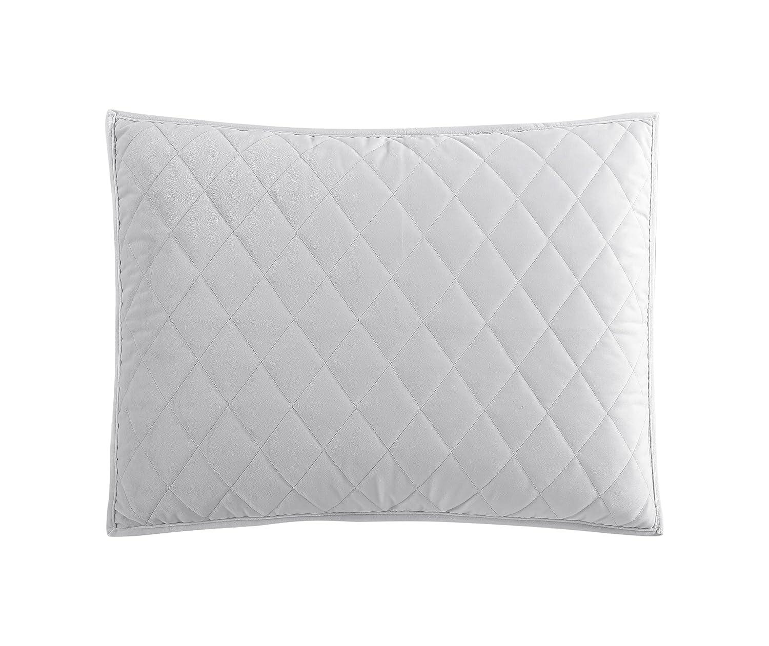 Vera Wang Waffle Stripe Vera Wang Diamond Velvet Quilt Set