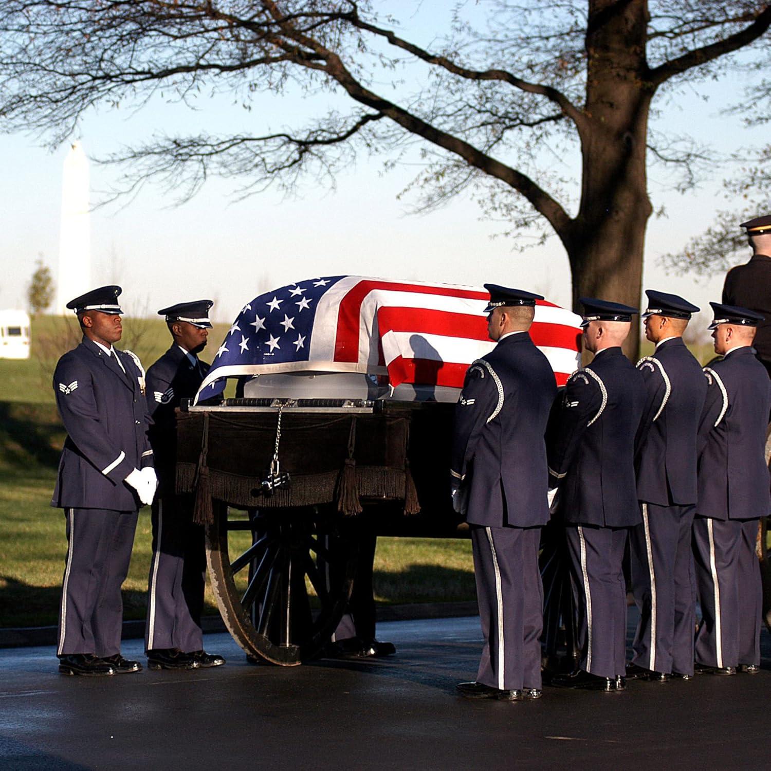 Allied Flag 5 x 9.5 FT Official Memorial Burial American Flag
