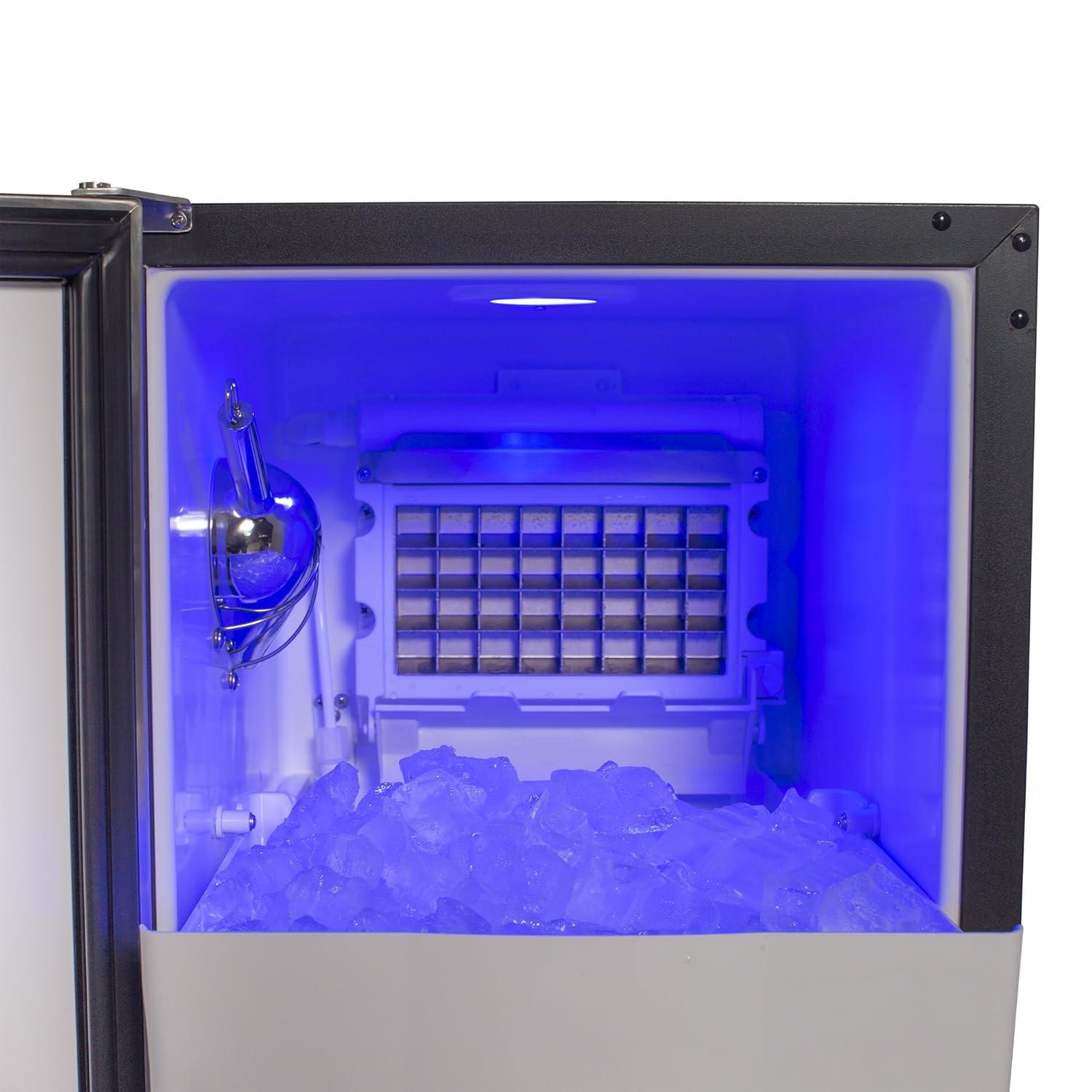 Maxx Ice 15-Inch Stainless Steel Commercial Undercounter Ice Maker