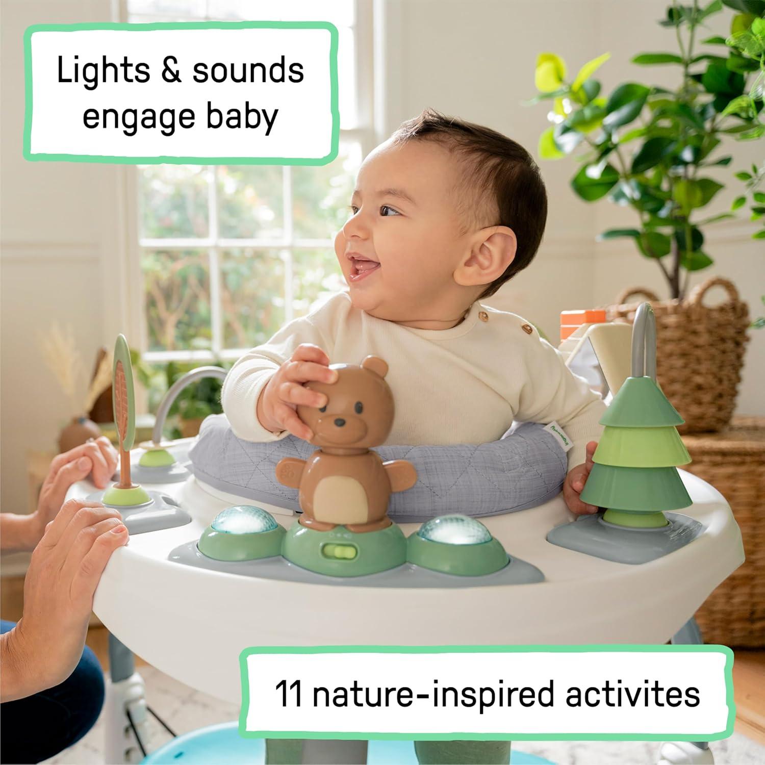 Ingenuity Spring & Sprout 2-in-1 Baby Activity Center - First Forest