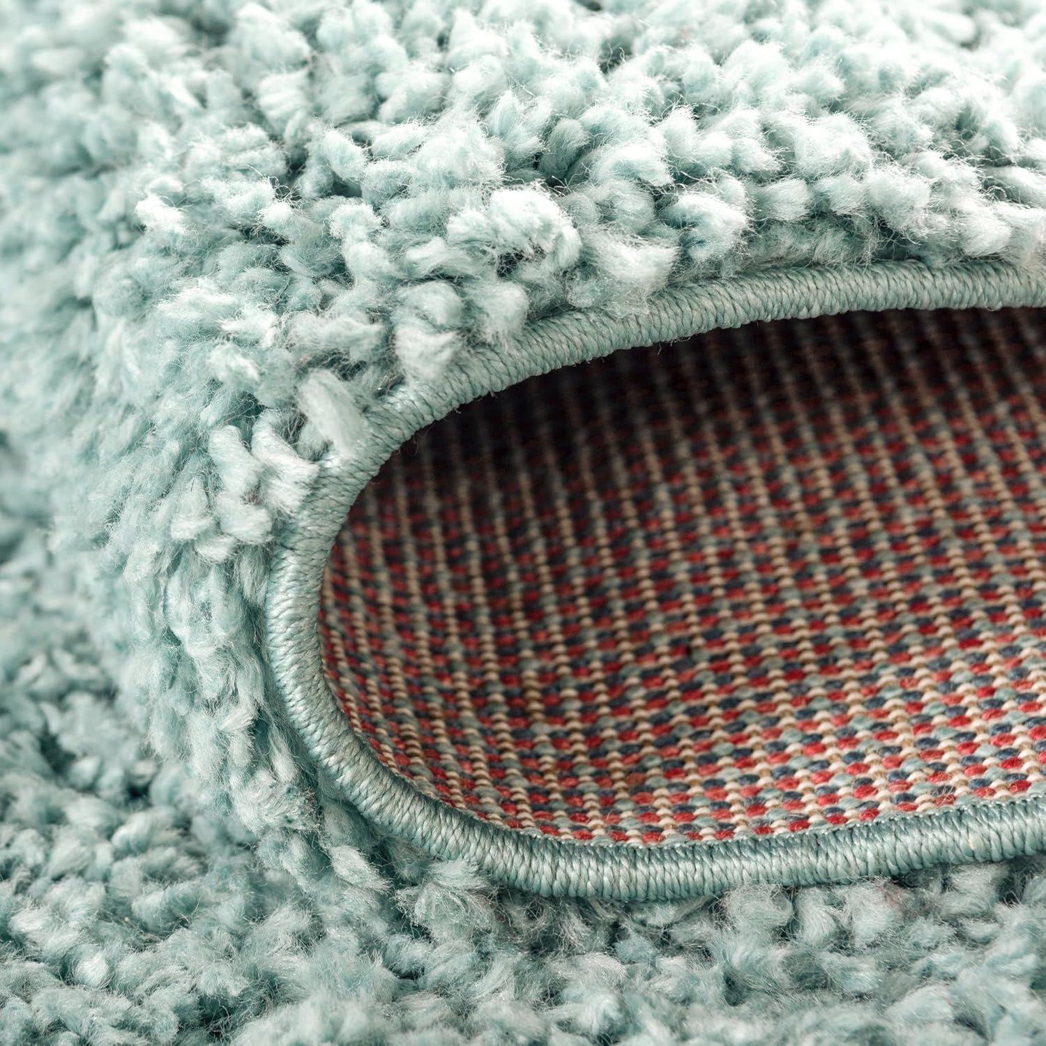 Unique Loom 8' 0 x 10' 0 Davos Shag Dusty Rose Area Rug