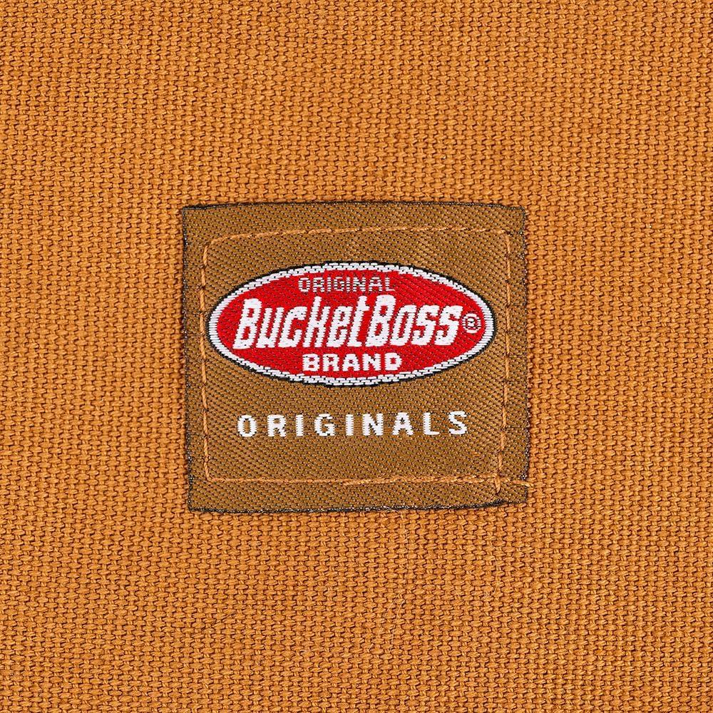 Bucket Boss mens Tool,adjustable,work Tool Bag, Brown, 16 pockets US