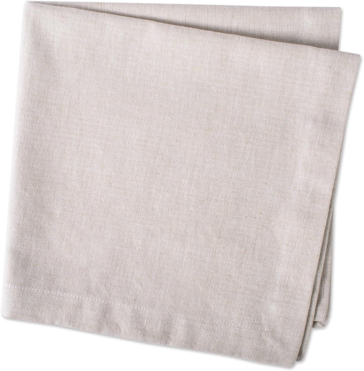 Natural Cotton Chambray Square Napkin Set of 6