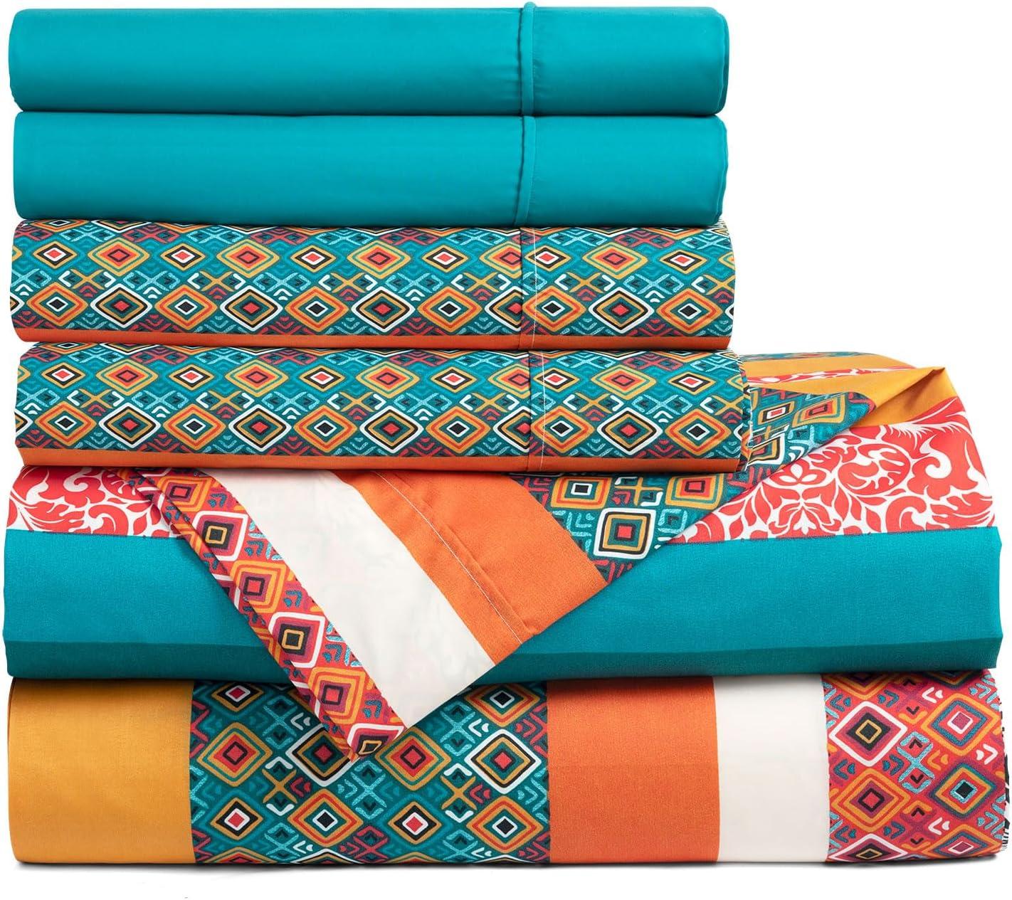 Lush Decor Boho Stripe Soft Sheet Set