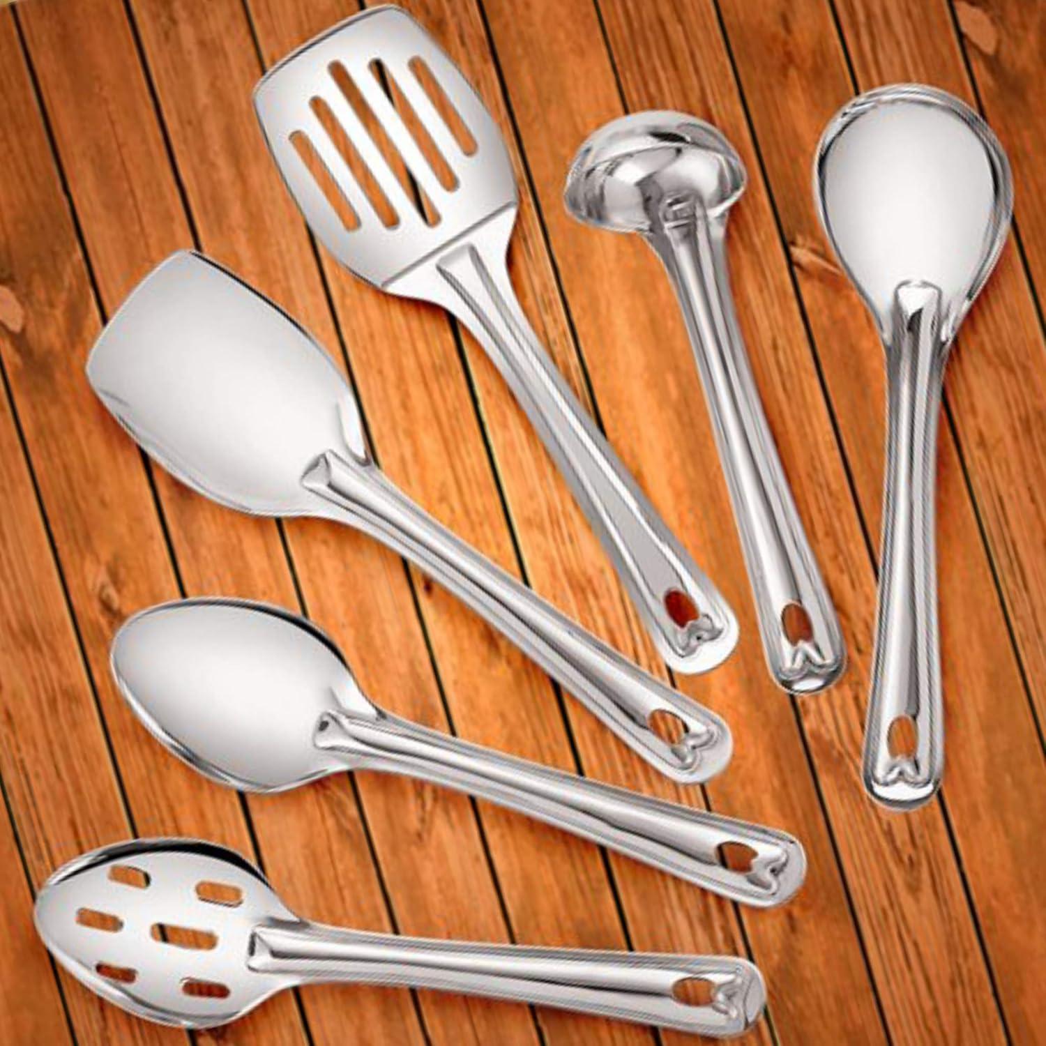 Wilmington Steelwares Stainless Steel Cooking Utensil Set