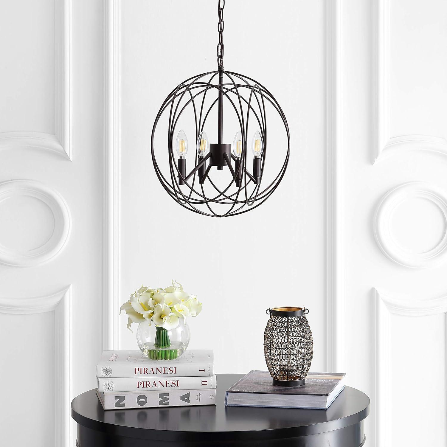 Cason 4 Light 15.75" Pendant - PND4055 - Brass - Safavieh