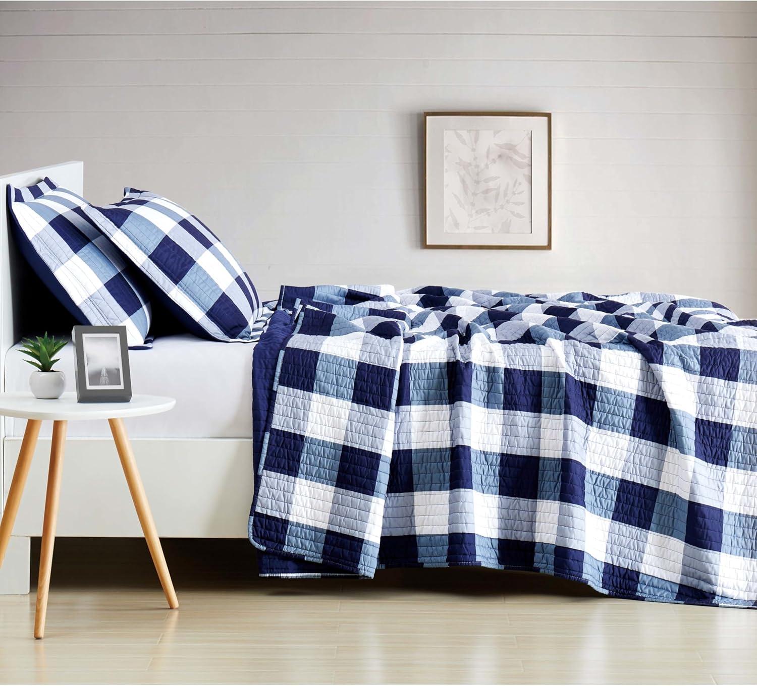 Truly Soft Buffalo Plaid Farmhouse / Country Plaid Quilt Set