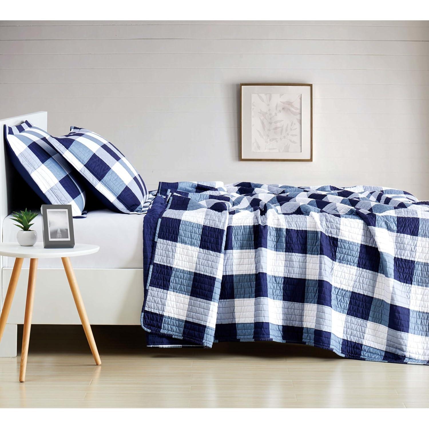 Truly Soft Buffalo Plaid Farmhouse / Country Plaid Quilt Set