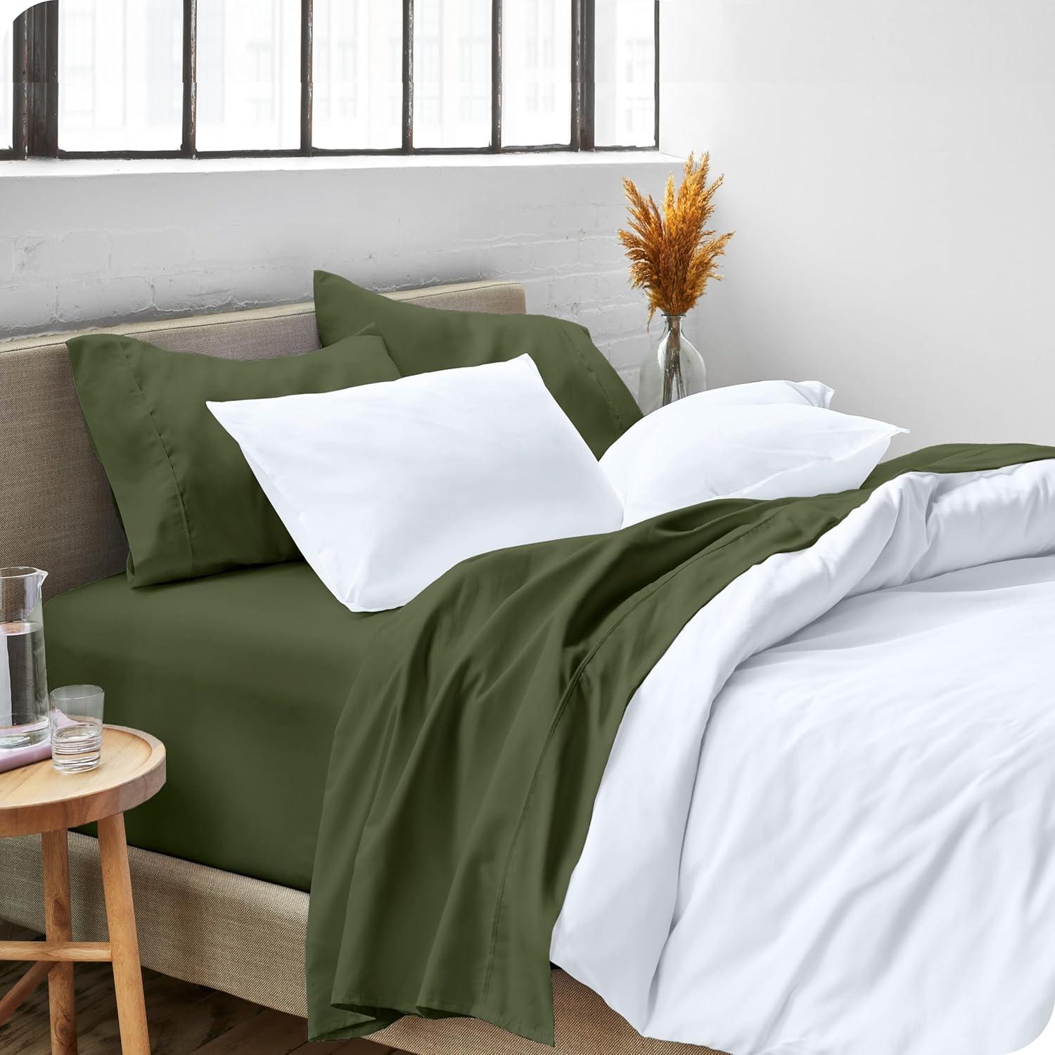 Twin Cypress 3 Piece Ultra-Soft Double Brushed Sheet Set by Bare Home