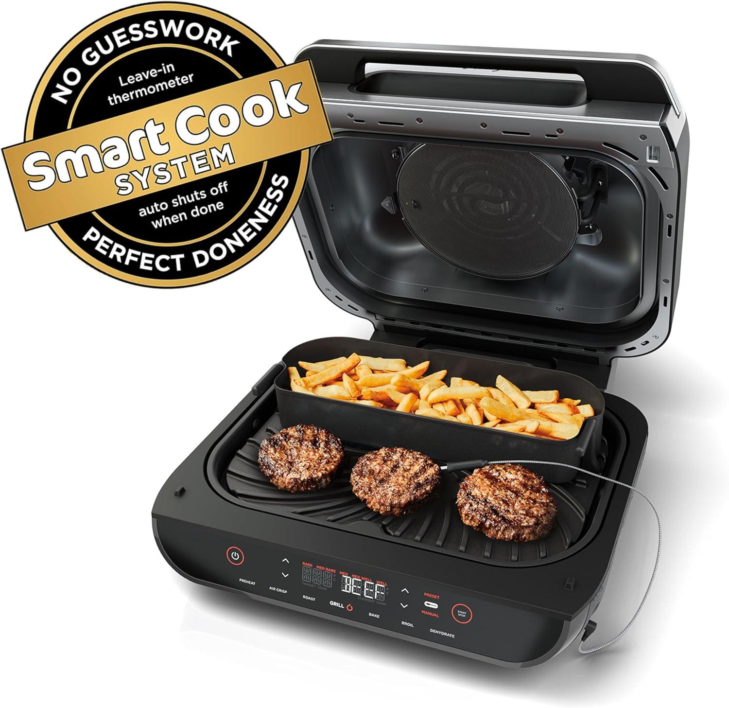 Ninja Ninja Foodi Smart XL 6-in-1 Indoor Grill with 4-qt Air Fryer, Roast, Bake, Broil, & Dehydrate