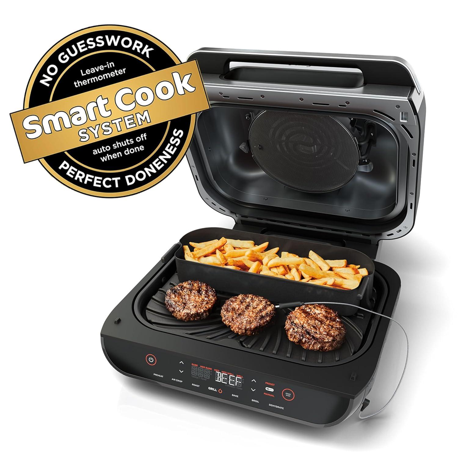 Ninja Ninja Foodi Smart XL 6-in-1 Indoor Grill with 4-qt Air Fryer, Roast, Bake, Broil, & Dehydrate