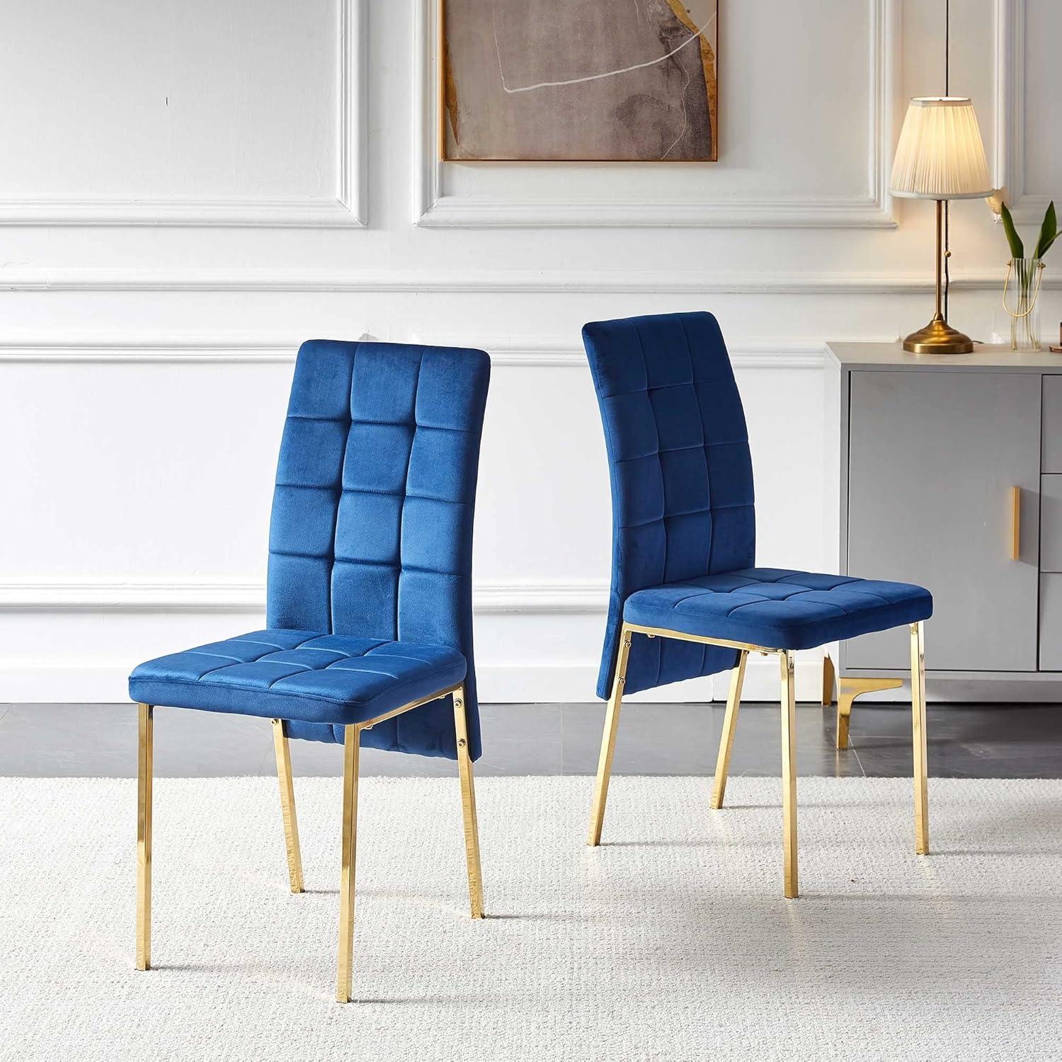 Brooklyn Velvet High Back Side Chair