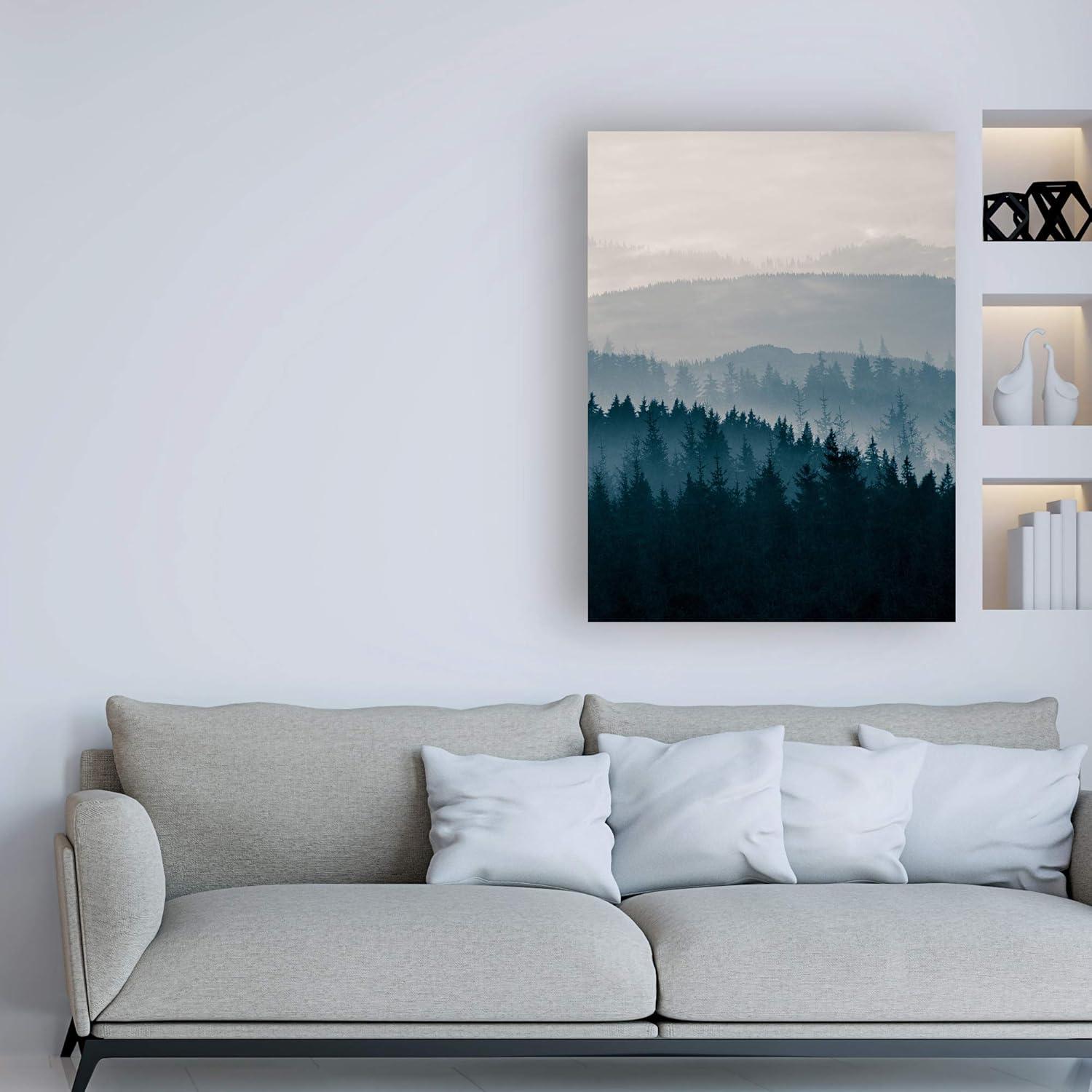 Trademark Fine Art 'Blue Mountains II' Canvas Art by PhotoINC Studio