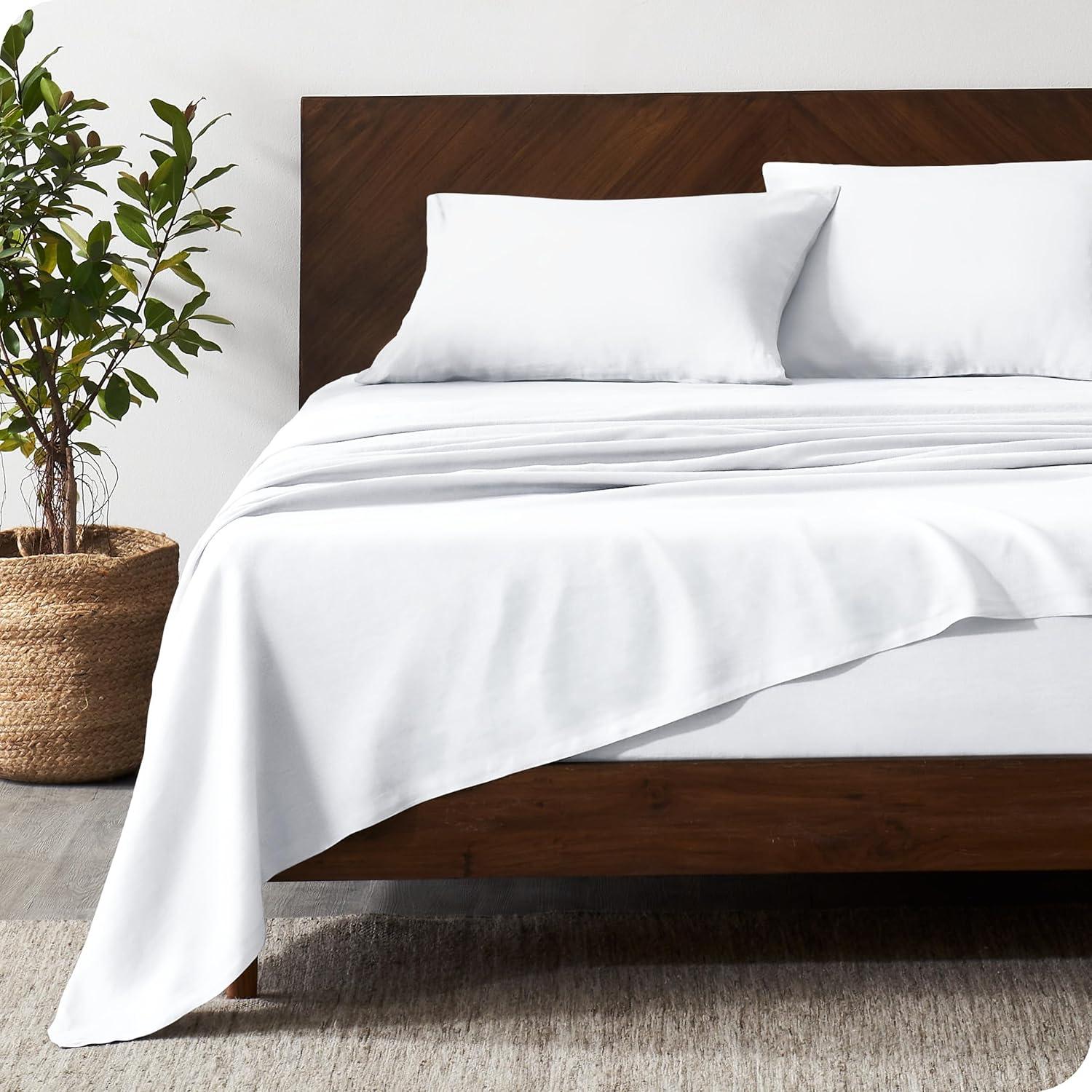Bare Home 100% Linen Sheet Set