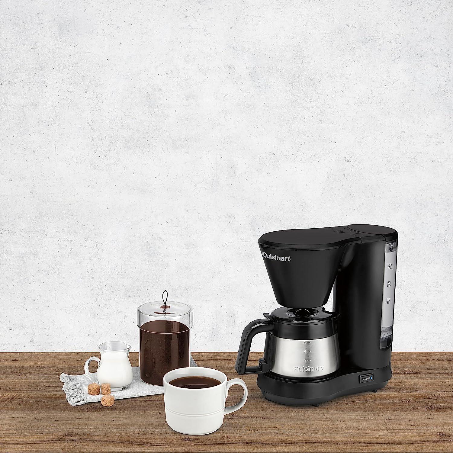 Cuisinart 5-Cup Coffeemaker With Stainless Steel Carafe