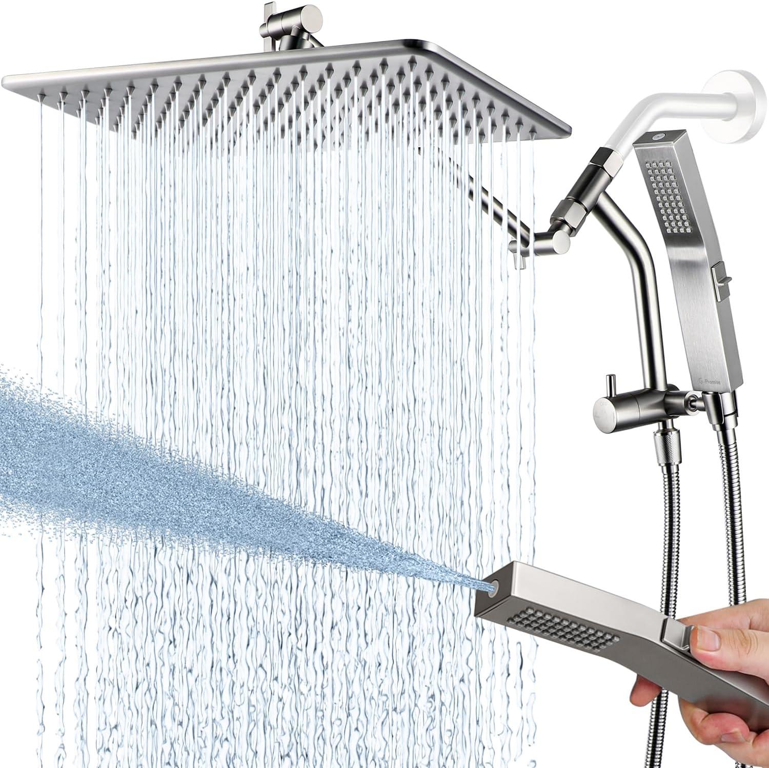 All Metal Rain Dual Shower Head