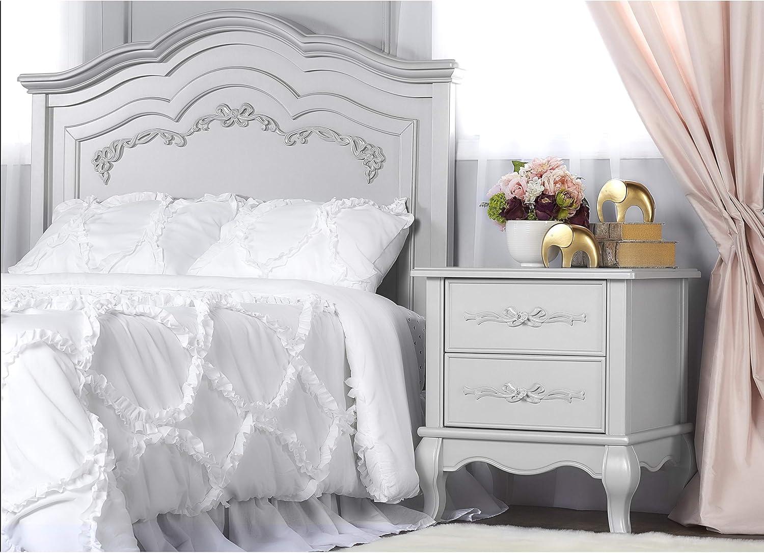Evolur Aurora 2 Drawer Nightstand & Reviews | Wayfair