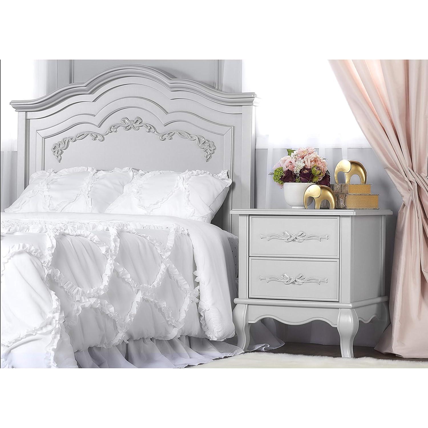 Evolur Aurora 2 Drawer Nightstand & Reviews | Wayfair