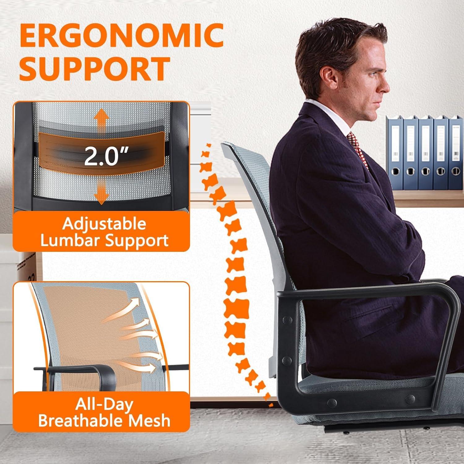 Clatina Waiting Room Chair with Metal Frame