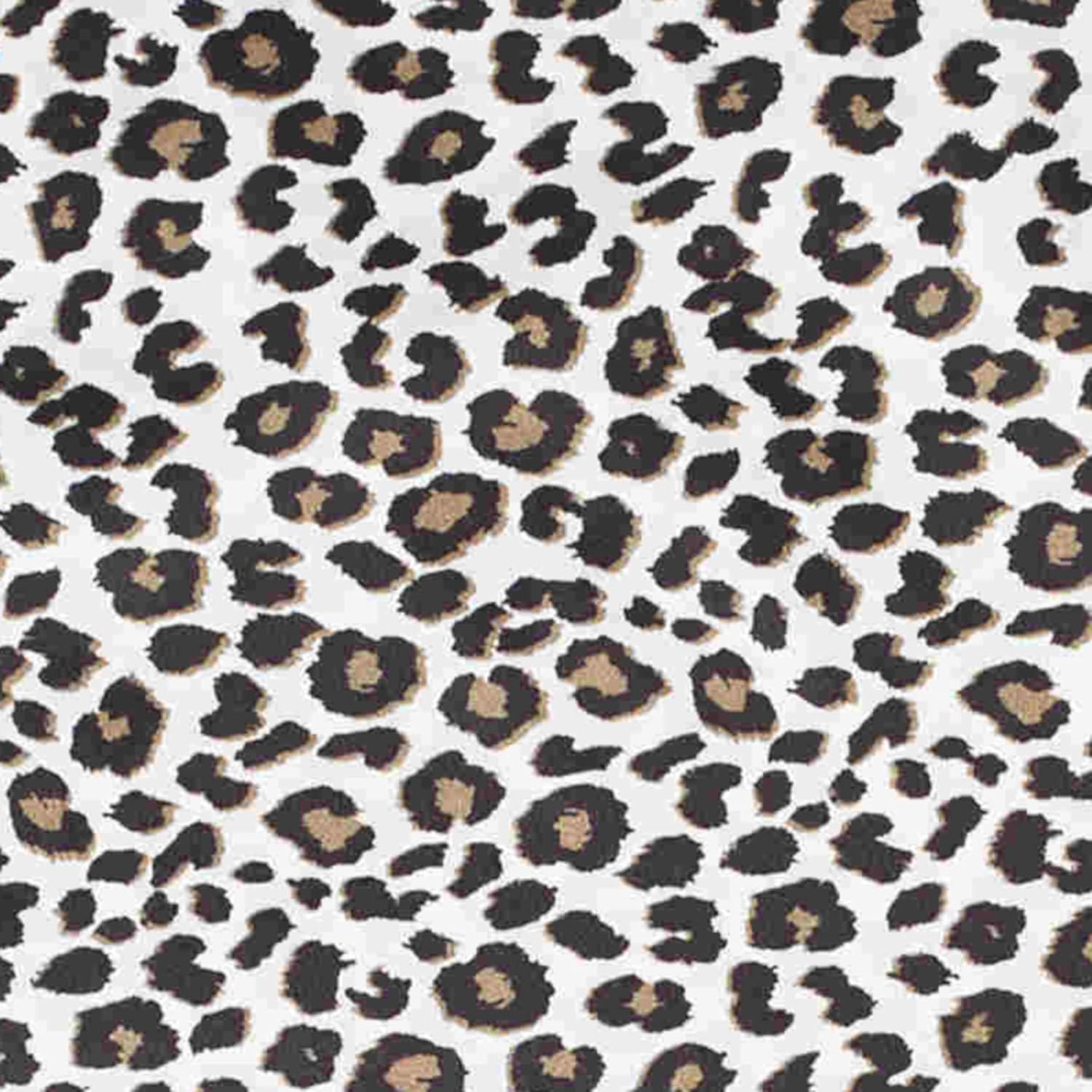 Queen Leopard Print Satin Microfiber Bedding Set