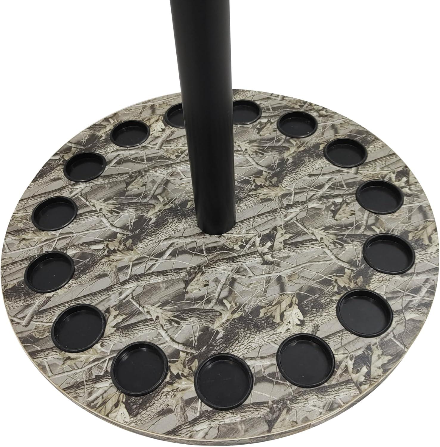 Old Cedar Outfitters Round Floor Rack for Fishing Rods and Reels, Holds up to 15 Rod and Reel Combos