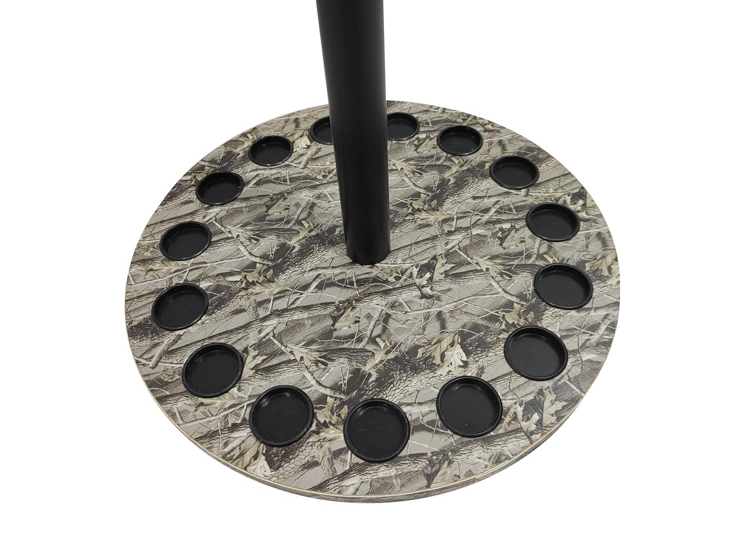 Old Cedar Outfitters Round Floor Rack for Fishing Rods and Reels, Holds up to 15 Rod and Reel Combos