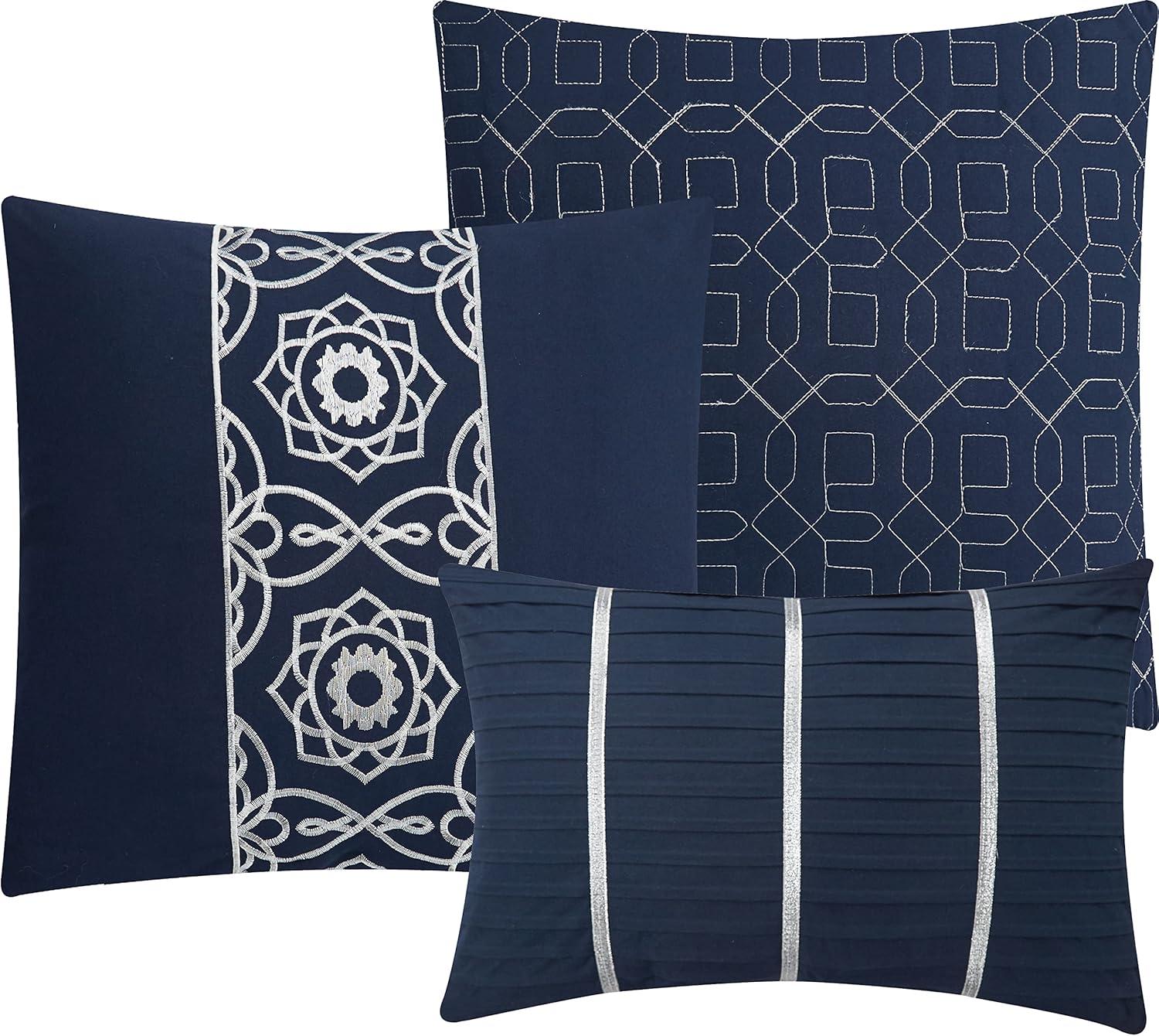 Nanshing America, Inc Tonya Microfiber 6 Piece Comforter Set