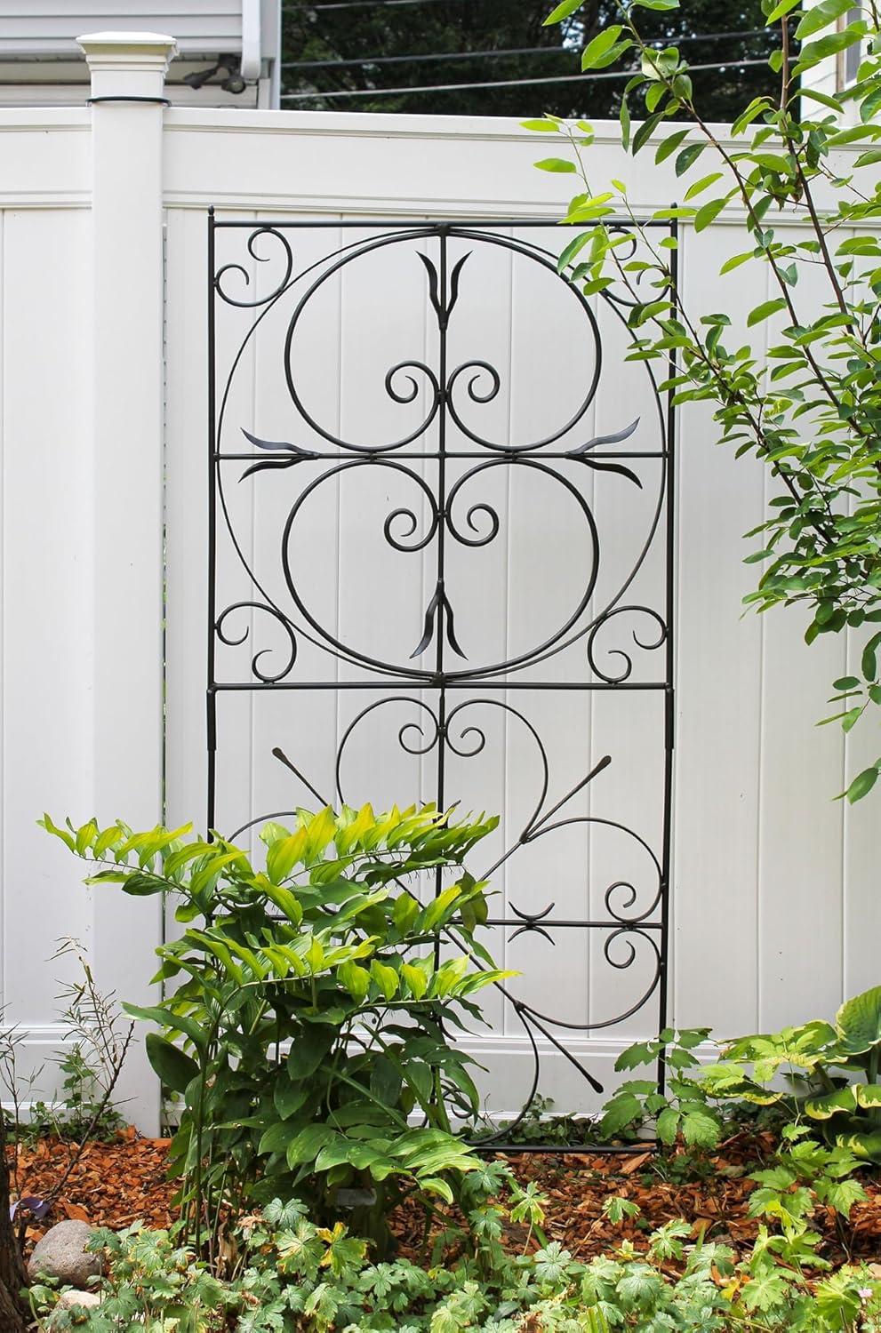 Achla  Garden Aldrich Trellis - Graphite Powdercoat