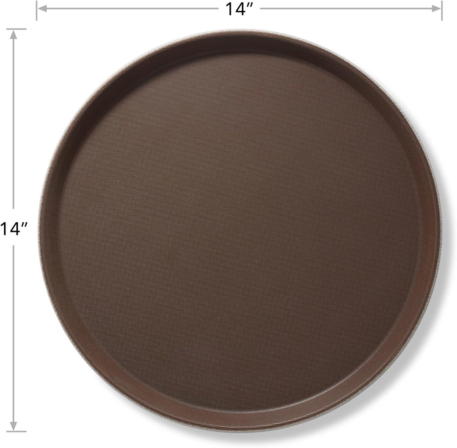 14" Round Non-Skid Serving Trays, NSF Certified