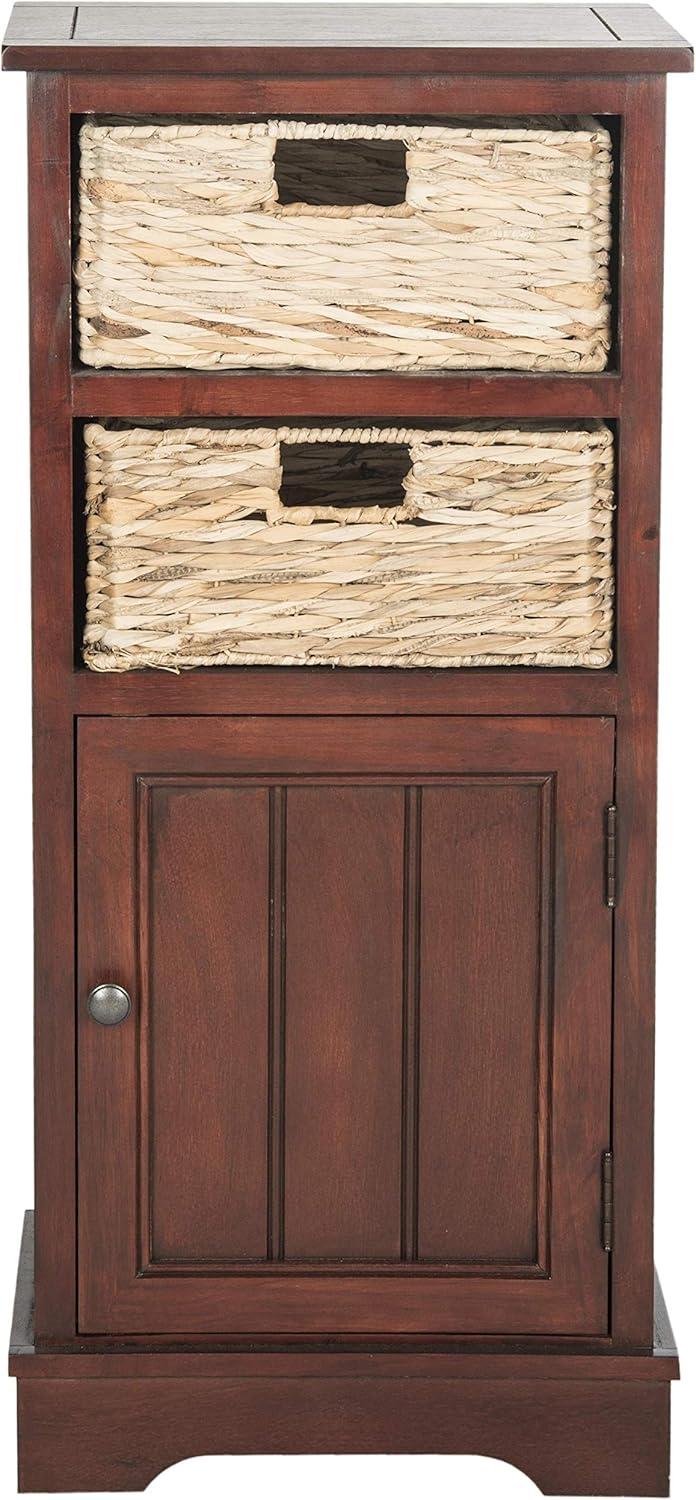 Connery Cabinet - AMH5742 - Cherry - Safavieh Couture