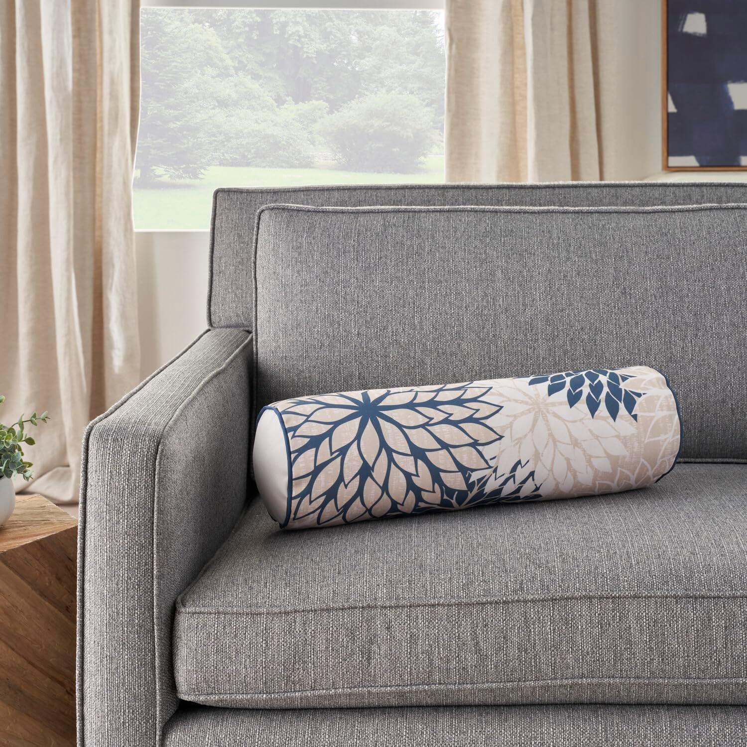 Mina Victory Angelis Bolster Indoor/Outdoor Pillow Cover & Insert