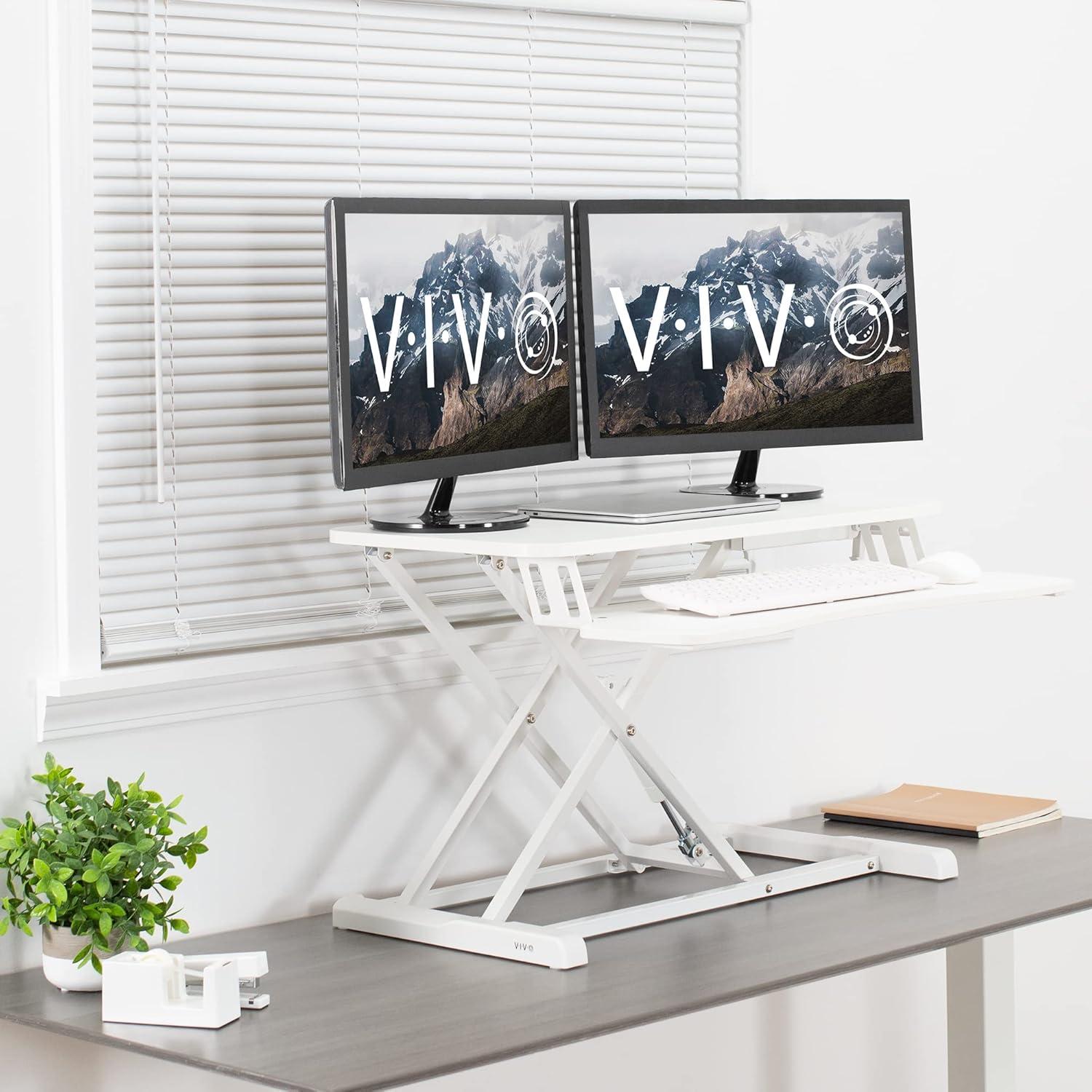 VIVO Height Adjustable Standing Desk Converter (DESK-V000K series)