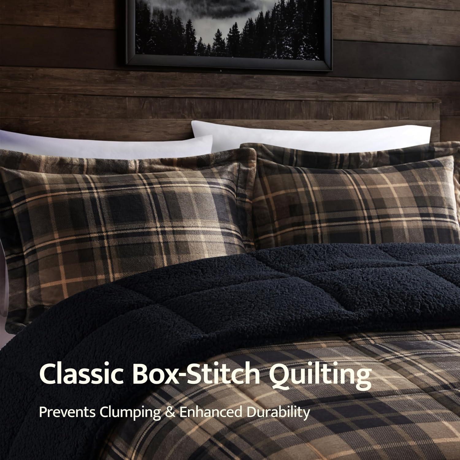 Woolrich Woolrich Alton Plush to Sherpa Down Alternative Comforter Set