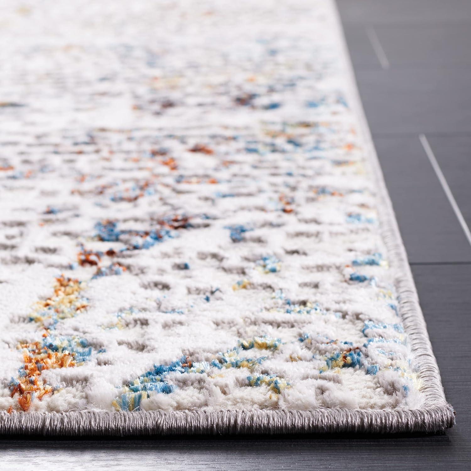 Amelia ALA254 Power Loomed Area Rug - Gray/Light Gray - 8'9"x11'9" - Safavieh.
