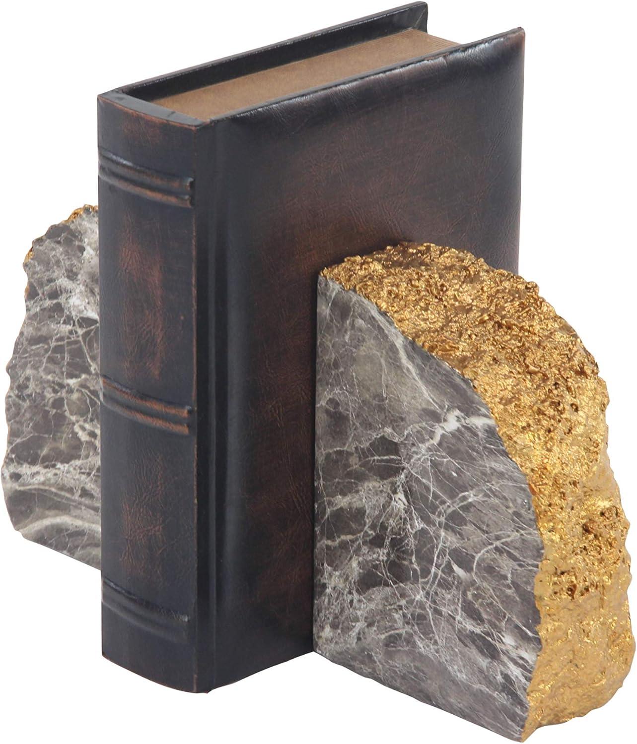 Rustic Domed Rock Bookends