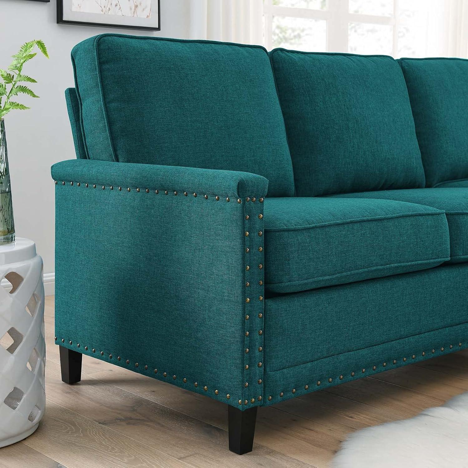 Ashton Upholstered Fabric Sectional Sofa - Modway