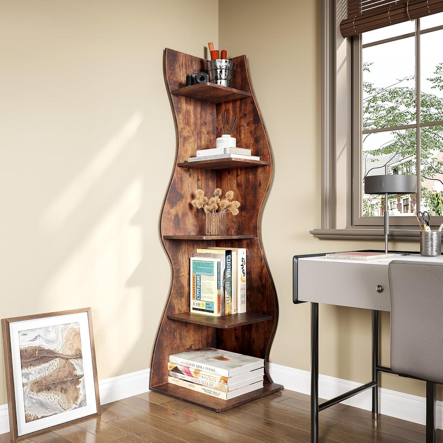 Arhab Corner Bookcase