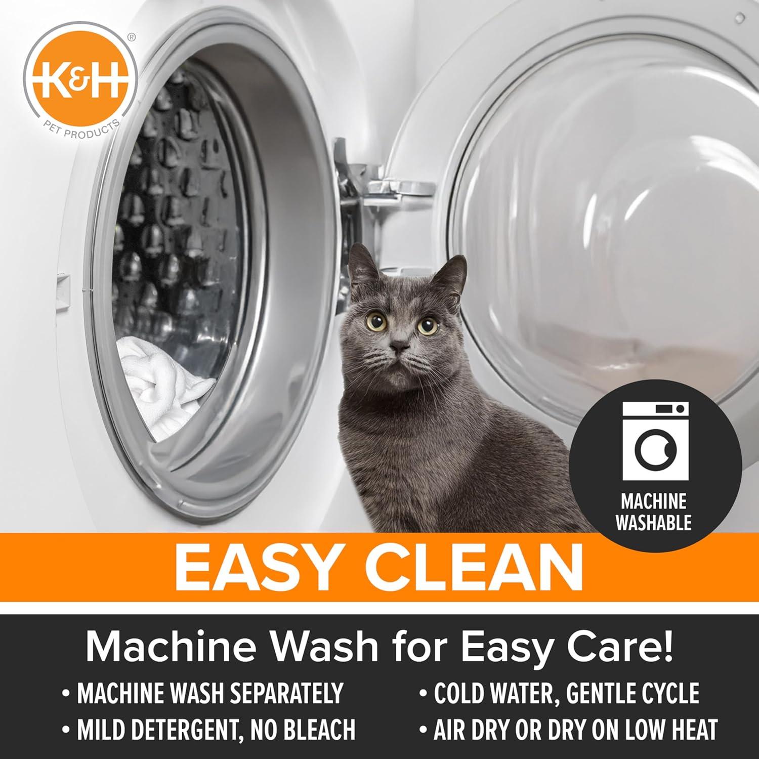 K&H Pet Products Self-Warming Pet Pad Gray/Black 21 X 17 Inches