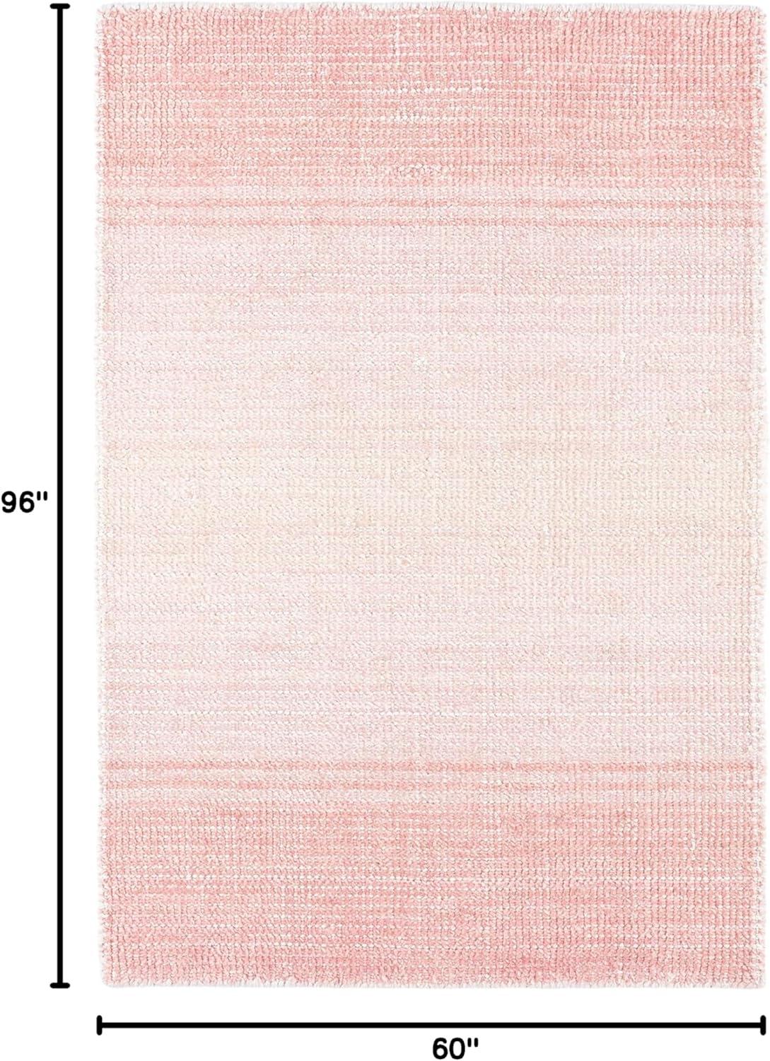 Pandora Pink Hand Loom Knotted Rug